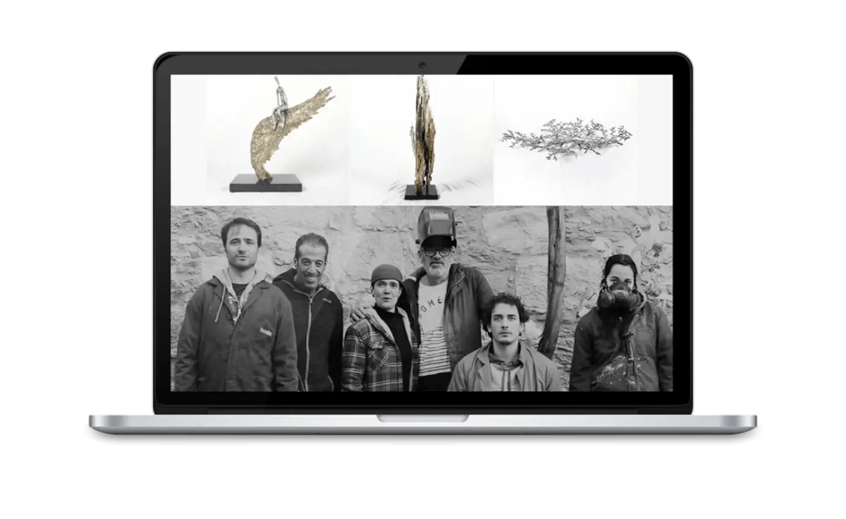 Eurico Website Eurico, Sculptor · Global Design · OURS TEAM, Aveiro