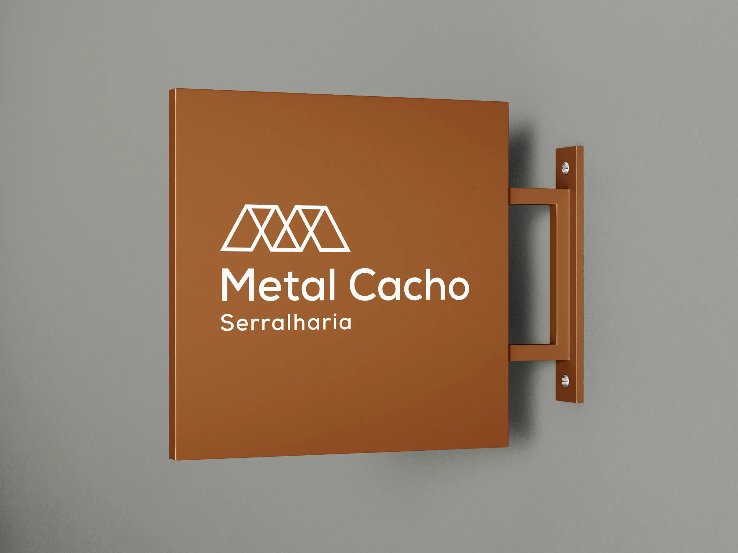 METALcacho-streetsign Metal Cacho, Metalwork · Branding · OURS.pt