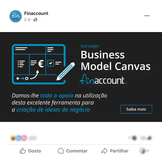ours-cliente-finaccount-14 Finaccount, Business consulting · Social media Business Model canvas · OURS.pt