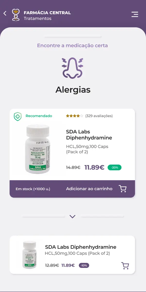 Farmacia Central App Design Farmácia Central Cantanhede, Farmaceutic · App and Web Design · OURS TEAM, Aveiro